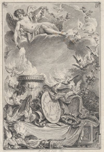 Gedenkstück einer Hochzeit, 1780 von Pierre Philippe Choffard