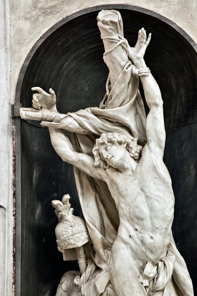 St. Sebastian (Detail) von Pierre Puget
