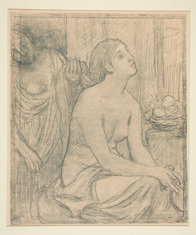 Die Toilette von Pierre Puvis de Chavannes