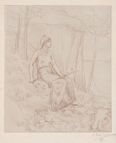 Normandie von Pierre Puvis de Chavannes