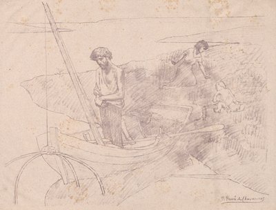 Der arme Fischer von Pierre Puvis de Chavannes
