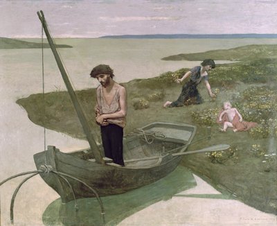 Der arme Fischer von Pierre Puvis de Chavannes