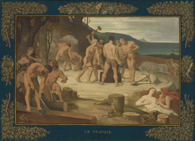 Arbeit, ca. 1863 von Pierre Puvis de Chavannes
