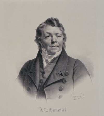 Johann Nepomuk Hummel (1778-1837) von Pierre Roch Vigneron