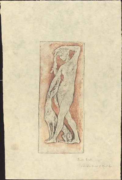 Diana und ein Windhund von Pierre Roche