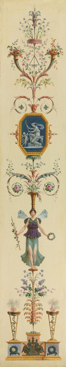Dekoratives Panel, 1790er von Pierre Rousseau