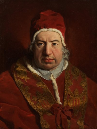Papst Benedikt XIV. Prospero Lambertini, 1675-1758, 1746 von Pierre Subleyras