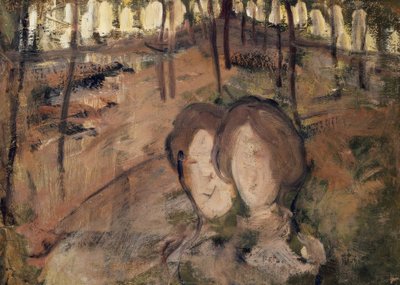 Frauen im Wald von Piet Mondrian