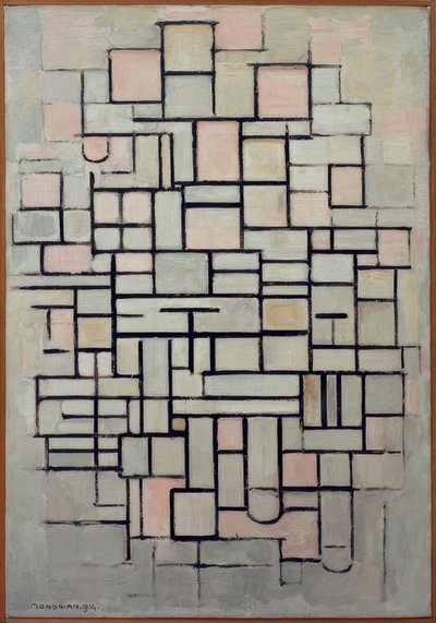 Komposition Nr. IV; Komposition 6 von Piet Mondrian