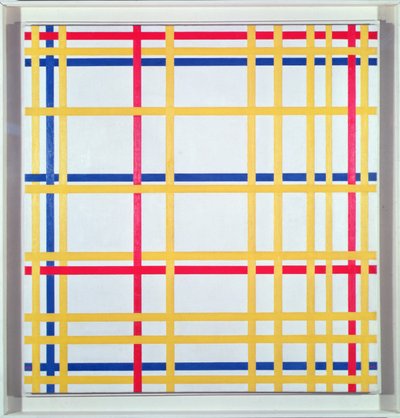 New York City I von Piet Mondrian