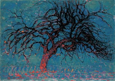 Roter Baum von Piet Mondrian