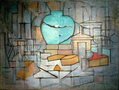 Stillleben mit Ingwertopf II von Piet Mondrian
