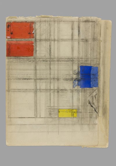 Studie für eine Komposition von Piet Mondrian