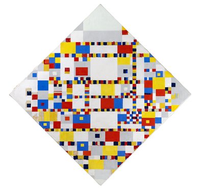 Victory Boogie Woogie (unvollendet) von Piet Mondrian