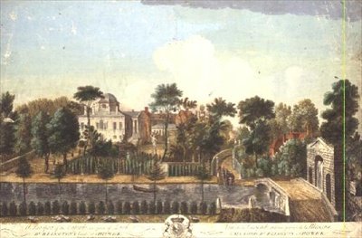 Chiswick House und Garten von Pieter Andreas Rysbrack