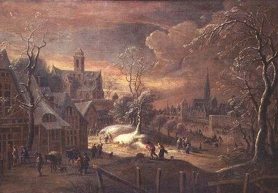 Schneelandschaft von Pieter Bouts