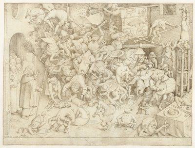 Sturz des Magiers Hermogenes von Pieter Bruegel (I)