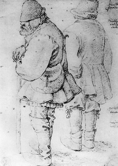 Studien von Bauern, 1913 von Pieter Bruegel the Elder