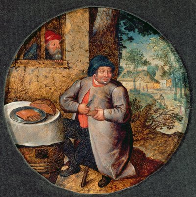 Flämisches Sprichwort: Völlerei von Pieter Brueghel the Younger