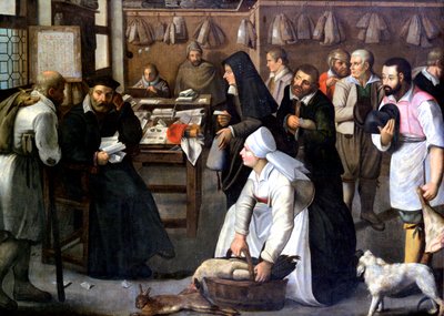 Der Verkauf der Natur von Pieter Brueghel the Younger