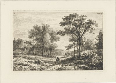 Landschaft mit Reiter von Pieter Casper Christ