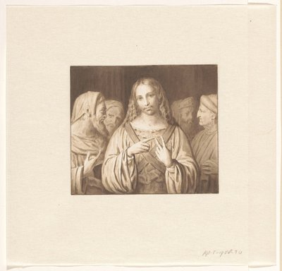 Der junge Christus unter den Schriftgelehrten von Pieter Christoffel Wonder