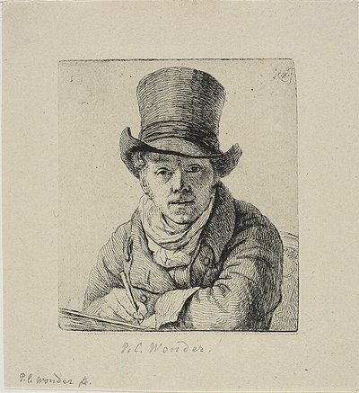 Selbstporträt von Pieter Christoffel Wonder