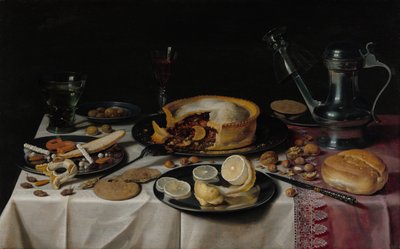Stillleben, um 1625 von Pieter Claesz