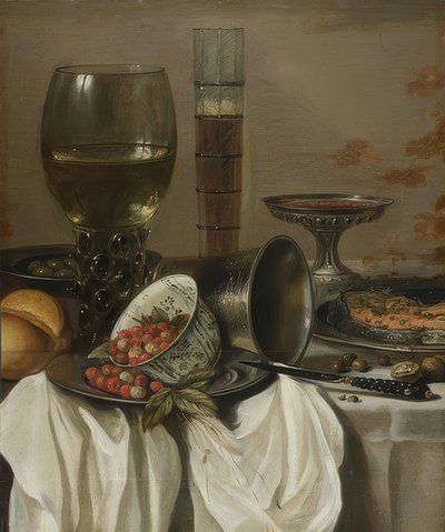 Stilleben mit Trinkgefäßen von Pieter Claesz
