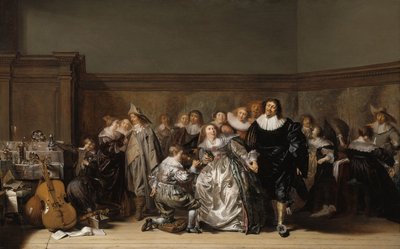Eine elegante Gesellschaft, 1632 von Pieter Codde