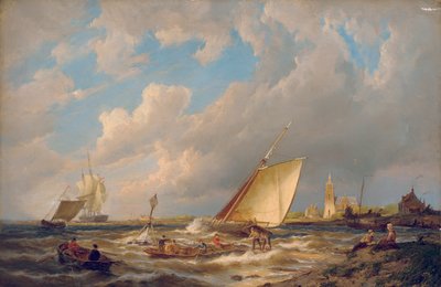 Maassluis, Holland von Pieter Cornelis Dommerson