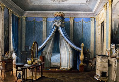 Schlafzimmer im Schloss Mannheim von Pieter Francis Peters