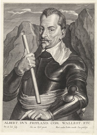 Albrecht von Wallenstein 1583-1634, ca. 1630 von Pieter I Jode de
