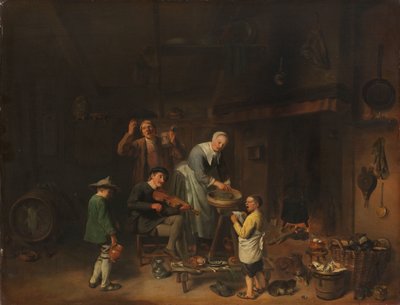 Bauernfamilie singt von Pieter Jacobsz. Duyfhuysen