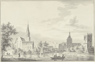 Ansicht von Culemborg von Pieter Jan van Liender