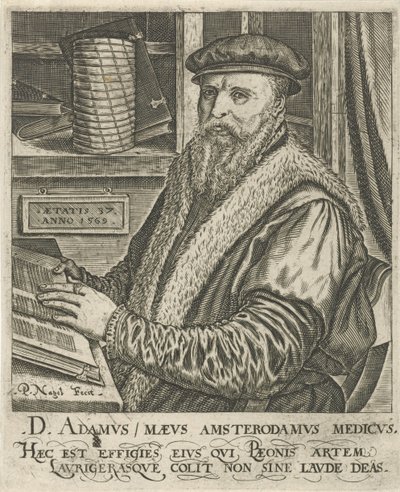 Porträt von Adam Maeus von Pieter Nagel