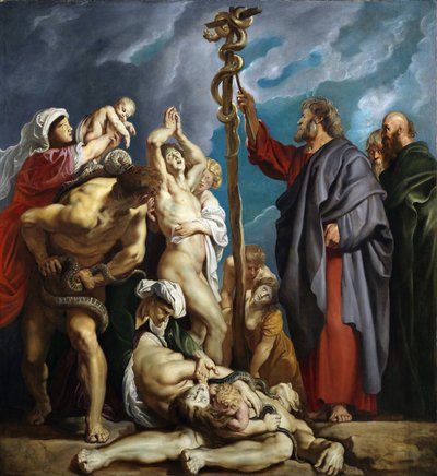 Moses und die eherne Schlange, 1609-1610 von Peter Paul Rubens