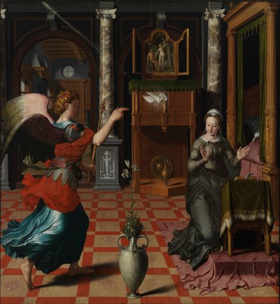 Die Verkündigung, 1552 von Pieter Pourbus