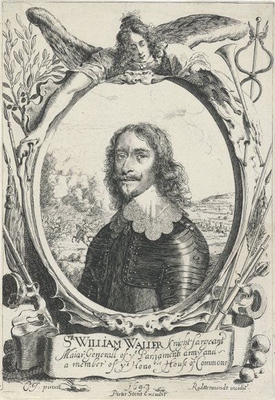 Porträt von Sir William Waller von Pieter Rottermondt