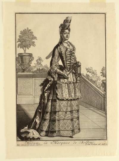 Mme la Marquise de Belfons von Pieter Schenk