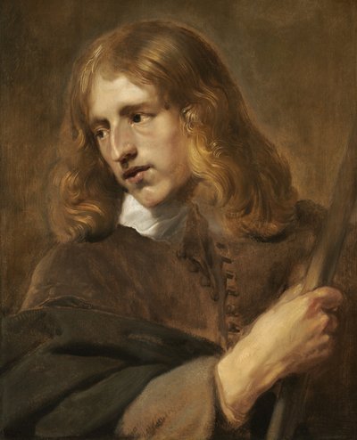 Ein junger Mann mit einem Stab, 1640 von Pieter Soutman