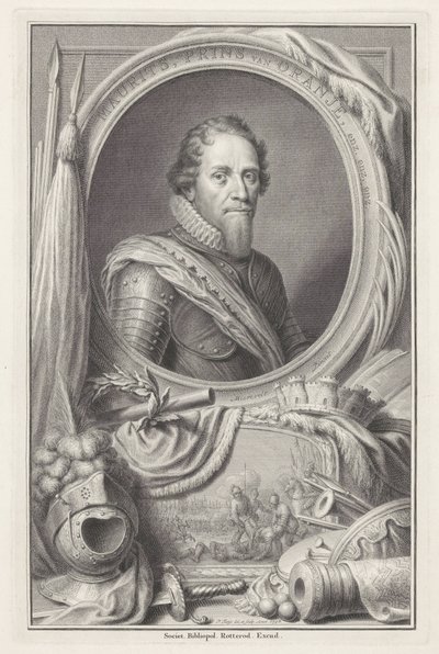 Porträt von Moritz, Prinz von Oranien von Pieter Tanjé