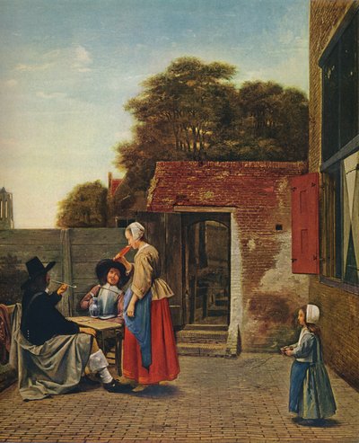 Ein holländischer Innenhof, 1658-1660 von Pieter de Hooch