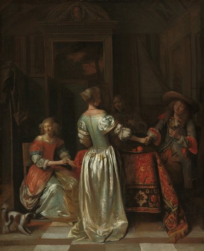 Die Begrüßung von Pieter de Hooch