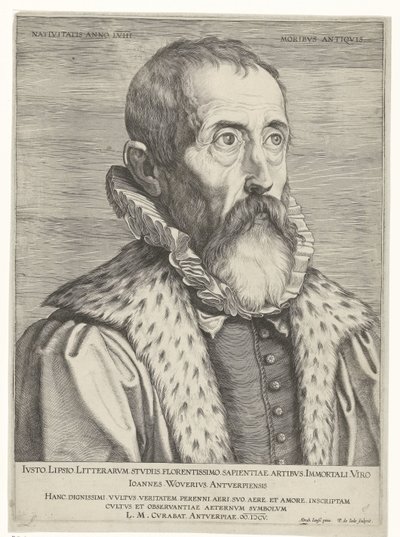 Porträt von Justus Lipsius von Pieter de Jode (I)