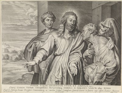 Christus heilt einen Gelähmten von Pieter de Jode (II)
