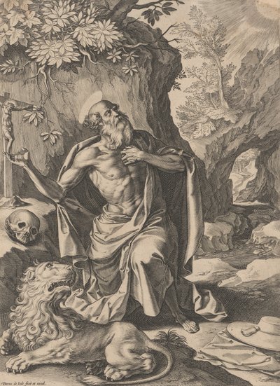 Heiliger Hieronymus von Pieter de Jode