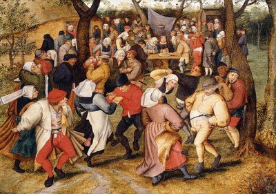 Der Hochzeitstanz von Pieter Brueghel the Younger