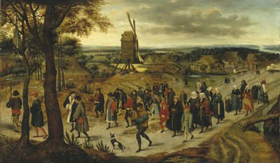 Der Hochzeitszug von Pieter the Younger Brueghel