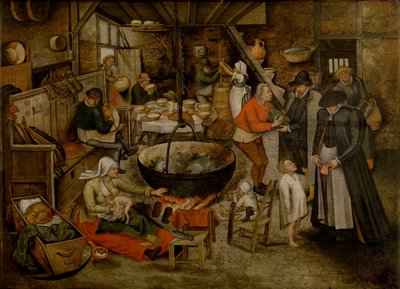 Besuch bei den Bauern von Pieter the Younger Brueghel